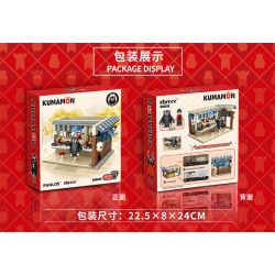 INBRIXX 880010 non  NHÀ HÀNG RAMEN KUMAMON bộ đồ chơi xếp lắp ráp ghép mô hình Creator Sáng Tạo 361 khối