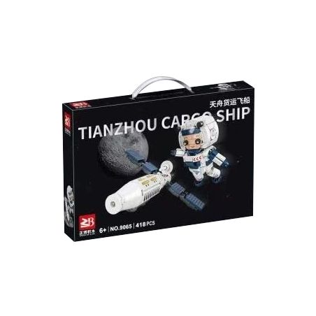 FAIR 9065 non  TÀU VŨ TRỤ CHỞ HÀNG TIANZHOU bộ đồ chơi xếp lắp ráp ghép mô hình 418 khối