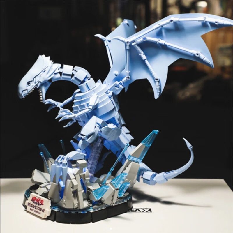 X AREA-X AB0004 0004 non  RỒNG TRẮNG MẮT XANH bộ đồ chơi xếp lắp ráp ghép mô hình