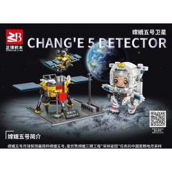 FAIR 9062 non  VỆ TINH CHANG'E-5 bộ đồ chơi xếp lắp ráp ghép mô hình CHANG'E 5 DETECTOR 497 khối
