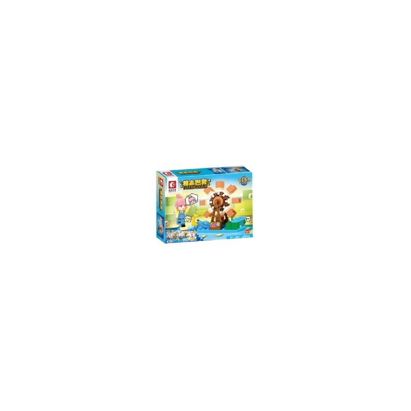 SEMBO 1901 1902 1903 1904 non  CÔNG VIÊN GIẢI TRÍ ĐẠI DƯƠNG 4 TỔ HỢP bộ đồ chơi xếp lắp ráp ghép mô hình Lung Tung Thuộc Nhiều Thể Loại PIXEL WORLD 379 khối