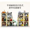 CADA DOUBLEE C66009 66009 non  NHÀ HÀNG PARIS bộ đồ chơi xếp lắp ráp ghép mô hình Mini Modular PARIS RESTAURANT Đường Phố Thu Nhỏ 3230 khối
