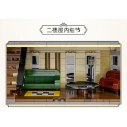 CADA DOUBLEE C66009 66009 non  NHÀ HÀNG PARIS bộ đồ chơi xếp lắp ráp ghép mô hình Mini Modular PARIS RESTAURANT Đường Phố Thu Nhỏ 3230 khối