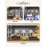 CADA DOUBLEE C66009 66009 non  NHÀ HÀNG PARIS bộ đồ chơi xếp lắp ráp ghép mô hình Mini Modular PARIS RESTAURANT Đường Phố Thu Nhỏ 3230 khối