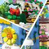ZHEGAO DZ6120 6120 non  CỬA HÀNG HOA MỌNG NƯỚC bộ đồ chơi xếp lắp ráp ghép mô hình Flowers SUCCULENTS STORE 2091 khối