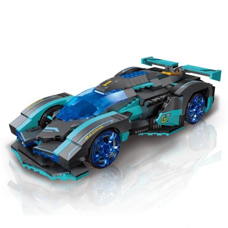 JIESTAR 92019 non  XE THỂ THAO VISION GT bộ đồ chơi xếp lắp ráp ghép mô hình  Kỹ Thuật Công Nghệ Cao Mô Hình Phương Tiện 648 khối