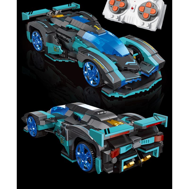 JIESTAR 92019 non  XE THỂ THAO VISION GT bộ đồ chơi xếp lắp ráp ghép mô hình  Kỹ Thuật Công Nghệ Cao Mô Hình Phương Tiện 648 khối