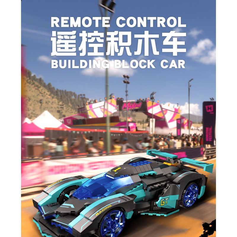 JIESTAR 92019 non  XE THỂ THAO VISION GT bộ đồ chơi xếp lắp ráp ghép mô hình  Kỹ Thuật Công Nghệ Cao Mô Hình Phương Tiện 648 khối