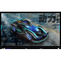 JIESTAR 92019 non  XE THỂ THAO VISION GT bộ đồ chơi xếp lắp ráp ghép mô hình  Kỹ Thuật Công Nghệ Cao Mô Hình Phương Tiện 648 khối