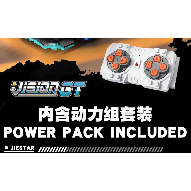 JIESTAR 92019 non  XE THỂ THAO VISION GT bộ đồ chơi xếp lắp ráp ghép mô hình  Kỹ Thuật Công Nghệ Cao Mô Hình Phương Tiện 648 khối