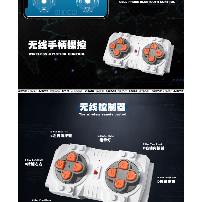 JIESTAR 92019 non  XE THỂ THAO VISION GT bộ đồ chơi xếp lắp ráp ghép mô hình  Kỹ Thuật Công Nghệ Cao Mô Hình Phương Tiện 648 khối