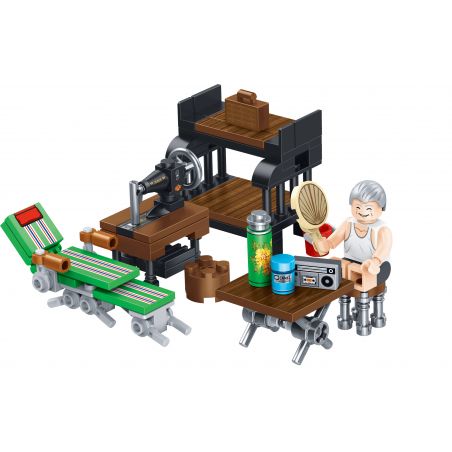 ROYAL TOYS RT52 non  TÁI ĐỊNH CƯ TẠI NHÀ VÀO NHỮNG NĂM 1970 bộ đồ chơi xếp lắp ráp ghép mô hình City CITYSTORY HOME OF RESETTLEMENT ESTATES IN THE 1970S Thành Phố 108 khối