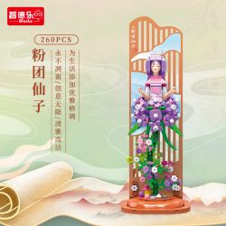 ZHI DELE 50406 non  TIÊN BỘT bộ đồ chơi xếp lắp ráp ghép mô hình Chaohua Fairy Tiên Hoa Thủy Triều 260 khối