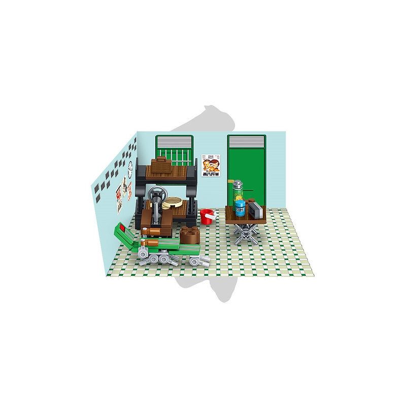 ROYAL TOYS RT52 non  TÁI ĐỊNH CƯ TẠI NHÀ VÀO NHỮNG NĂM 1970 bộ đồ chơi xếp lắp ráp ghép mô hình City CITYSTORY HOME OF RESETTLEMENT ESTATES IN THE 1970S Thành Phố 108 khối