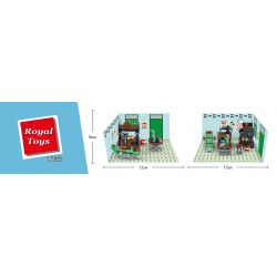 ROYAL TOYS RT52 non  TÁI ĐỊNH CƯ TẠI NHÀ VÀO NHỮNG NĂM 1970 bộ đồ chơi xếp lắp ráp ghép mô hình City CITYSTORY HOME OF RESETTLEMENT ESTATES IN THE 1970S Thành Phố 108 khối