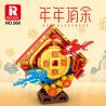 REOBRIX 568 non  NHIỀU HƠN MỌI NĂM KOI bộ đồ chơi xếp lắp ráp ghép mô hình Chinese Traditional Festivals Lễ Hội Cổ Truyền 486 khối
