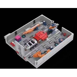 77036 non  VẬN CHUYỂN BIẾN DẠNG bộ đồ chơi xếp lắp ráp ghép mô hình Movie & Game COMBINED CARRIAGE Phim Và Trò Chơi 1766 khối