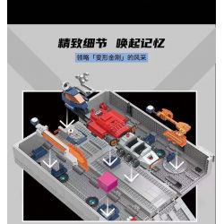 77036 non  VẬN CHUYỂN BIẾN DẠNG bộ đồ chơi xếp lắp ráp ghép mô hình Movie & Game COMBINED CARRIAGE Phim Và Trò Chơi 1766 khối