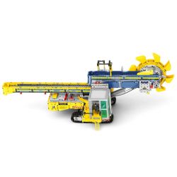 REOBRIX 22017 non  MÁY XÚC BÁNH GẦU bộ đồ chơi xếp lắp ráp ghép mô hình  Kỹ Thuật Công Nghệ Cao Mô Hình Phương Tiện 3188 khối