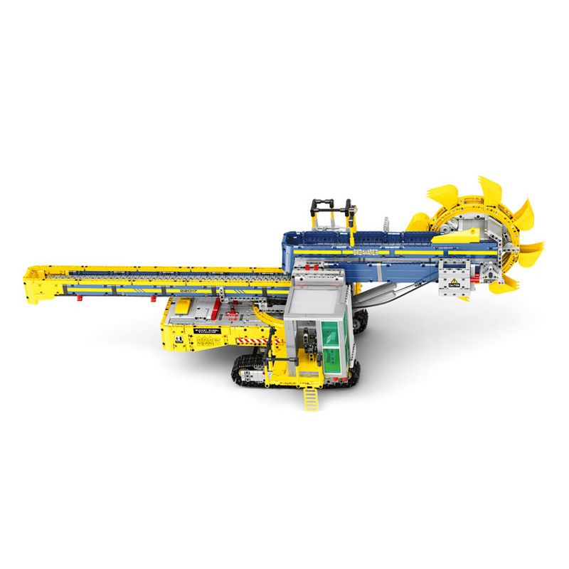 REOBRIX 22017 non  MÁY XÚC BÁNH GẦU bộ đồ chơi xếp lắp ráp ghép mô hình  Kỹ Thuật Công Nghệ Cao Mô Hình Phương Tiện 3188 khối