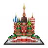 LOZ 1021 non  NHÀ THỜ THÁNH BASIL bộ đồ chơi xếp lắp ráp ghép mô hình Buildings 2477 khối