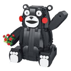 INBRIXX 880017 non  CON HEO ĐẤT BÚP BÊ KUMAMON bộ đồ chơi xếp lắp ráp ghép mô hình 841 khối