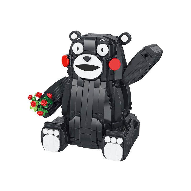 INBRIXX 880017 non  CON HEO ĐẤT BÚP BÊ KUMAMON bộ đồ chơi xếp lắp ráp ghép mô hình 841 khối