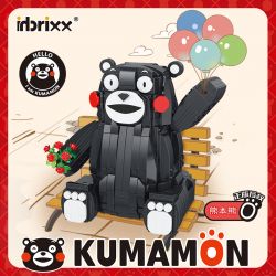 INBRIXX 880017 non  CON HEO ĐẤT BÚP BÊ KUMAMON bộ đồ chơi xếp lắp ráp ghép mô hình 841 khối