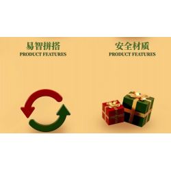 QIZHILE 92021 non  HOA ĐÀO bộ đồ chơi xếp lắp ráp ghép mô hình Flowers PEACH BLOSSOM