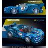 QIDAI 88007 non  XE THỂ THAO MÀU XANH 88007 bộ đồ chơi xếp lắp ráp ghép mô hình Speed Champions Racing Cars Đua Xe Công Thức