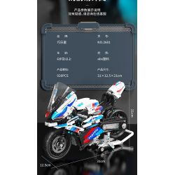 QIAO LE TONG 2601 non  ĐẦU MÁY ĐÔI BMW R bộ đồ chơi xếp lắp ráp ghép mô hình  MOTORCYCLE Kỹ Thuật Công Nghệ Cao Mô Hình Phương Tiện 920 khối