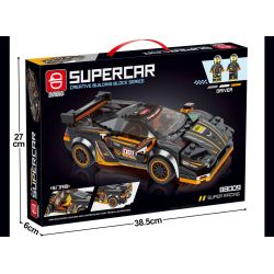 QIDAI 88009 non  XE THỂ THAO MÀU ĐEN 88009 bộ đồ chơi xếp lắp ráp ghép mô hình Speed Champions Racing Cars Đua Xe Công Thức