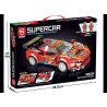 QIDAI 88008 non  XE THỂ THAO MÀU ĐỎ 88008 bộ đồ chơi xếp lắp ráp ghép mô hình Speed Champions Racing Cars Đua Xe Công Thức