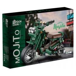 BRICKCOOL KC018 non  MOTO MOJITO CHANH bộ đồ chơi xếp lắp ráp ghép mô hình  LEMON MOJITO（HONDA RUKUS） Kỹ Thuật Công Nghệ Cao Mô Hình Phương Tiện 450 khối