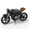 BRICKCOOL KC016 non  REAL KNIGHTS CUBA LIBERTY EXPLOSIVE MOD MOTORCYCLES bộ đồ chơi xếp lắp ráp ghép mô hình Racers THE REAL KNIGHT FREE CUBA（CAFE RACER BMW） Đua Tốc Độ 395 khối