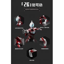 BLOKS 71219 non  PHIÊN BẢN HUYỀN THOẠI - MẪU GỐC ULTRAMAN GEED bộ đồ chơi xếp lắp ráp ghép mô hình Vệ Binh Vũ Trụ Siêu Nhân Điện Quang 40 khối