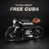 BRICKCOOL KC016 non  REAL KNIGHTS CUBA LIBERTY EXPLOSIVE MOD MOTORCYCLES bộ đồ chơi xếp lắp ráp ghép mô hình Racers THE REAL KNIGHT FREE CUBA（CAFE RACER BMW） Đua Tốc Độ 395 khối