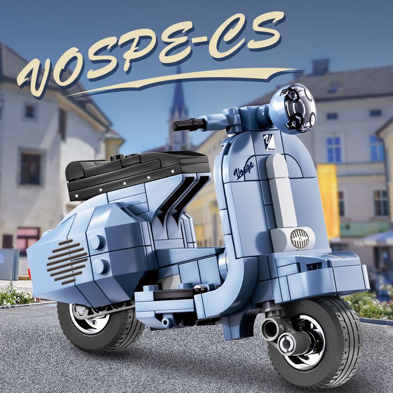 Kazi KY6122 6122 non  XE MÁY CỔ ĐIỂN VOSPE-GS bộ đồ chơi xếp lắp ráp ghép mô hình Classic 152 khối