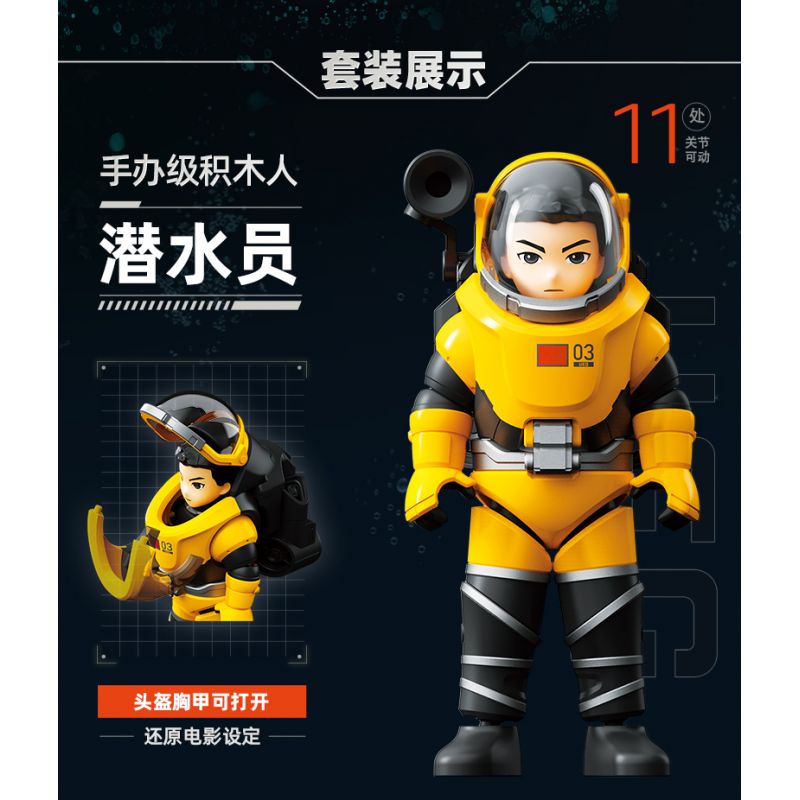 BLOKS 71053 non  BỘ ĐỒ NGU NGỐC CỦA THỢ LẶN tỷ lệ 1:19 bộ đồ chơi xếp lắp ráp ghép mô hình Movie & Game Phim Và Trò Chơi