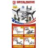 SEMBO 20711 207108 207109 207110 non  CHIM ƯNG BIỂN V-22 bộ đồ chơi xếp lắp ráp ghép mô hình Military Army V-22 OSPREY Quân Sự Bộ Đội 816 khối