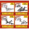 SEMBO 20711 207108 207109 207110 non  CHIM ƯNG BIỂN V-22 bộ đồ chơi xếp lắp ráp ghép mô hình Military Army V-22 OSPREY Quân Sự Bộ Đội 816 khối