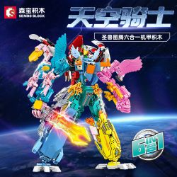 SEMBO 103324 103325 103326 103327 103328 103329 non  HIỆP SĨ BẦU TRỜI bộ đồ chơi xếp lắp ráp ghép mô hình Therion Totems 693 khối