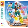 SEMBO 103324 103325 103326 103327 103328 103329 non  HIỆP SĨ BẦU TRỜI bộ đồ chơi xếp lắp ráp ghép mô hình Therion Totems 693 khối