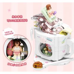 AREA-X AX0302 0302 non  LATTE ĐỔI MỚI bộ đồ chơi xếp lắp ráp ghép mô hình COFFEE IS MYLIFE