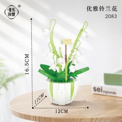 WEIGHT 2083 non  LILY THANH LỊCH CỦA THUNG LŨNG bộ đồ chơi xếp lắp ráp ghép mô hình 287 khối