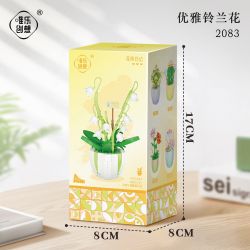 WEIGHT 2083 non  LILY THANH LỊCH CỦA THUNG LŨNG bộ đồ chơi xếp lắp ráp ghép mô hình 287 khối