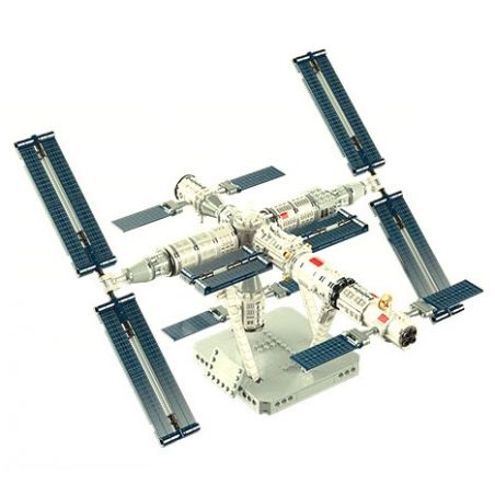 TOP TOY TC1405 1405 non  TRẠM KHÔNG GIAN bộ đồ chơi xếp lắp ráp ghép mô hình 670 khối