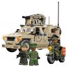 SEMBO 207122 non  XE ĐỊA HÌNH CHỐNG MÌN PHỤC KÍCH M-ATV bộ đồ chơi xếp lắp ráp ghép mô hình Military Army SURVIVAL WARFARE Quân Sự Bộ Đội 418 khối