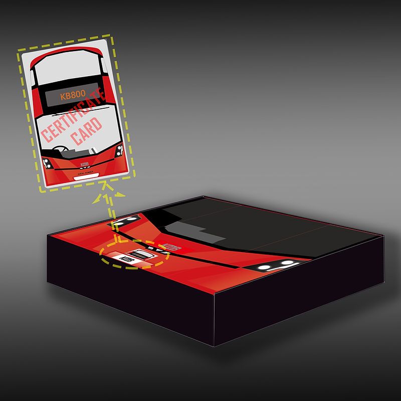 KONSOPT KB800 non  XE BUÝT HAI TẦNG VOLVO B8L tỷ lệ 1:16 bộ đồ chơi xếp lắp ráp ghép mô hình Creator Expert Chuyên Gia Sáng Tạo 3542 khối