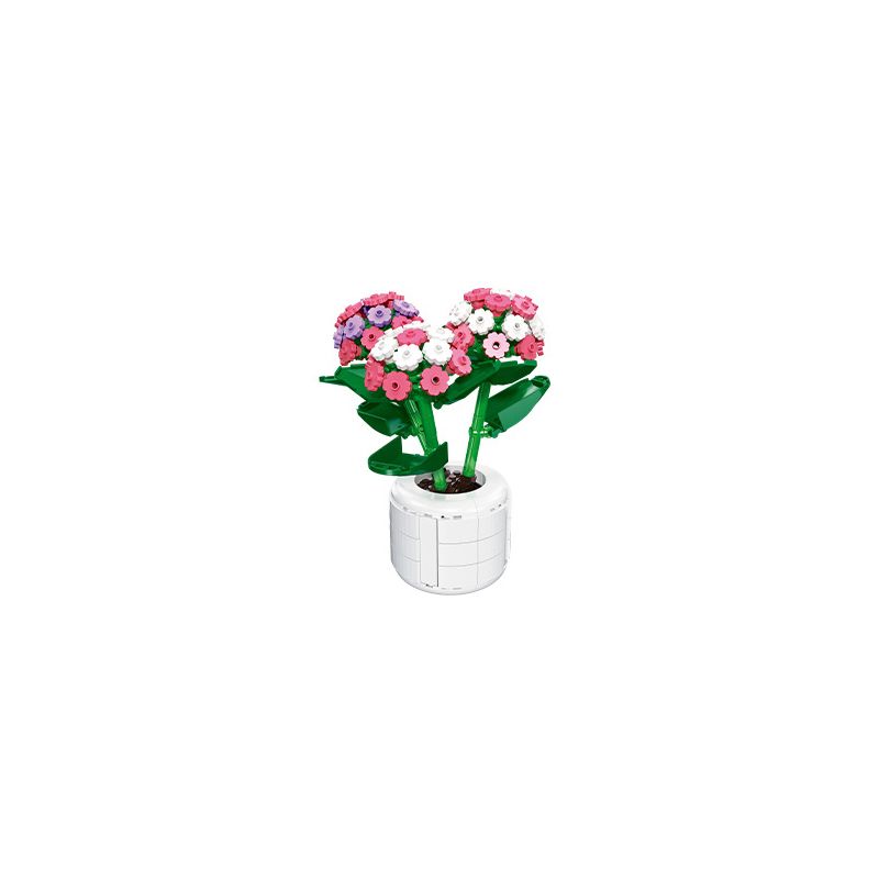 JIESTAR 92362 non Lego CÂY TÚ CẦU bộ đồ chơi xếp lắp ráp ghép mô hình Flowers HYDRANGEA Hoa 361 khối